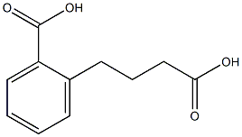 2-(3-CARBOXY-PROPYL)BENZOIC ACID 结构式