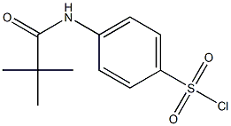 4-[(2,2-DIMETHYLPROPANOYL)AMINO]BENZENESULFONYL CHLORIDE,,结构式