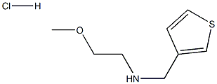 (2-METHOXY-ETHYL)-THIOPHEN-3-YLMETHYL-AMINEHYDROCHLORIDE Struktur