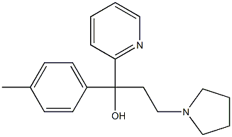 1-(4-METHYLPHENYL)-1-(2-PYRIDYL) -1-HYDROXY-3-(1-PYRROLIDINO)-PROPANE|