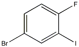 4-BROMO-1-FLUORO-2-IODOBENZENE 99% 化学構造式