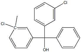 3,3''-DICHLORO-3''-METHYLTRITYL ALCOHOL 95% 结构式