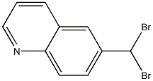 6-(DIBROMOMETHYL)QUINOLINE, 96+%,,结构式