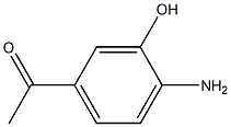 1-(4-Amino-3-hydroxy-phenyl)-ethanone 结构式