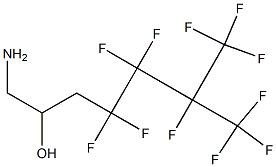 1-Amino-4,4,5,5,6,7,7,7-octafluoro-6-trifluoromethyl-heptan-2-ol,,结构式