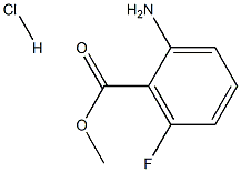 2-Amino-6-fluoro-benzoic acid methyl ester HCl Struktur