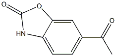 6-Acetyl-3H-benzooxazol-2-one Structure