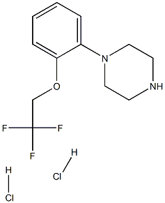 1-(2-(2,2,2-TRIFLUOROETHOXY)PHENYL)PIPERAZINE DIHYDROCHLORIDE,,结构式