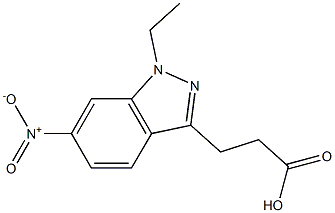 1-ETHYL-CARBOXYETHYL-6-NITROINDAZOLE Structure
