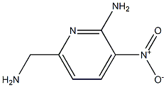 2-AMINO-6-AMINOMETHYL-3-NITRO-PYRIDINE Structure