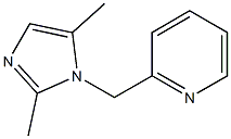 2-((2,5-DIMETHYL-1H-IMIDAZOL-1-YL)METHYL)PYRIDINE Struktur