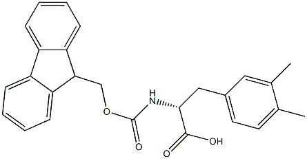 FMOC-3,4-DIMETHYL-D-PHENYLALANINE,,结构式