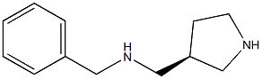 (S)-3-(N-BENZYL-AMINOMETHYL) PYRROLIDINE 化学構造式