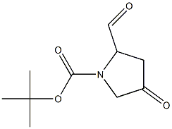 N-BOC-4-OXO-2-(FORMYL) PYRROLIDINE Struktur