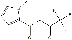 4,4,4-trifluoro-1-(1-methyl-1H-pyrrol-2-yl)butane-1,3-dione,,结构式