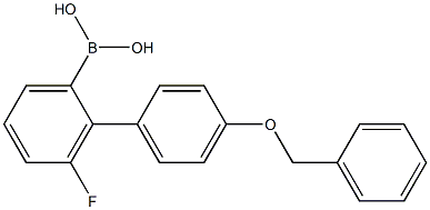 4-Benzyloxyphenyl-3-fluoroPhenylboronic acid Structure