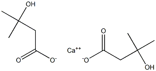 Beta-Hydroxy-Beta-Methyl Butyrate Calcium 结构式