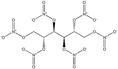 D-Mannitol Hexanitrate 化学構造式
