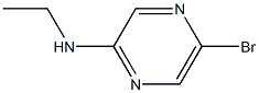 5-BROMO-2-(ETHYLAMINO)PYRAZINE Struktur