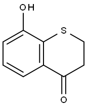 8-HYDROXY-THIOCHROMAN-4-ONE Structure