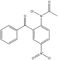 2-(CHLOROACETYLAMINO)5-NITRO-BENZOPHENONE,,结构式