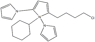 1-CYCLOHEXYL-5-(4-CHLOROBUTYL)TERAZOLE Structure