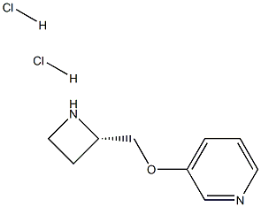 (S)-2-((3-PYRIDYLOXY)METHYL)AZETIDINE, DIHYDROCHLORIDE 结构式