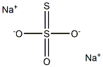 SODIUM THIOSULFATE - SOLUTION 20 % P.A. 化学構造式