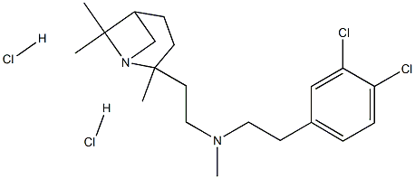 N-(2-(3,4-DICHLOROPHENYL)ETHYL)-N-METHYL-2-(1-AZAPINYL)ETHYLAMINE DIHYDROCHLORIDE Struktur