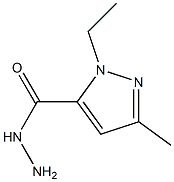1-ETHYL-3-METHYLPYRAZOLE-5-CARBOXYLIC ACID HYDRAZIDE Struktur