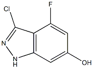 4-FLUORO-6-HYDROXY-3-CHLOROINDAZOLE