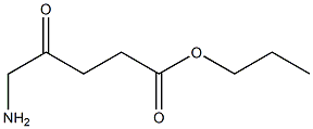 5-AMINOLEVULINIC ACID PROPYL ESTER 化学構造式