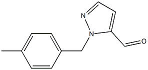 1-(4-METHYLBENZYL)PYRAZOLE-5-CARBOXALDEHYDE Struktur