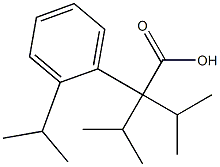 TRIISOPROPYLPHENYLACETIC ACID Structure