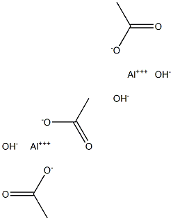 ALUMINIUM HYDROXIDE ACETATE 30% AL2C03 POWDER PURE Structure