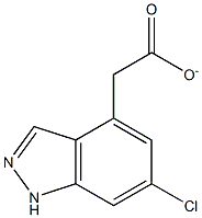 6-CHLOROINDAZOLE-4-METHYL CARBOXYLATE Structure