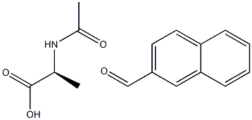 (S)-N-ACETYL-2-NAPHTHALALANINE,,结构式