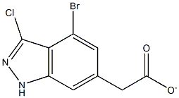 4-BROMO-3-CHLOROINDAZOLE-6-METHYL CARBOXYLATE