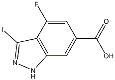 4-FLUORO-3-IODOINDAZOLE-6-CARBOXYLIC ACID|