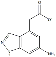 6-AMINOINDAZOLE 4-METHYL CARBOXYLATE Structure