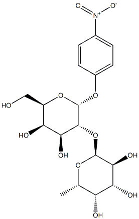 P-NITROPHENYL 2-O-(ALPHA-L-FUCOPYRANOSYL)-ALPHA-D-GALACTOPYRANOSIDE Structure