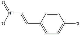 1-(4-CHLOROPHENYL)-2-NITROETHYLENE Structure