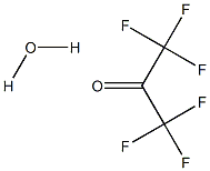 HEXAFLUOROACETONE MONOHYDRATE 化学構造式