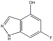 6-FLUORO-4-HYDROXYINDAZOLE Structure