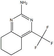 5,6,7,8-TETRAHYDRO-4-(TRIFLUOROMETHYL)-2-QUINAZOLINAMINE Struktur