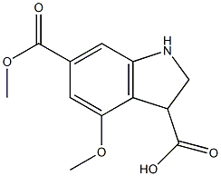 4-METHOXY-6-METHOXYCARBONYLINDOLINE-3-CARBOXYLIC ACID