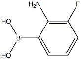 2-AMINO-3-FLUOROPHENYLBORONIC ACID Structure