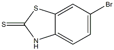 6-BROMO-2-BENZOTHIAZOLINETHIONE Structure