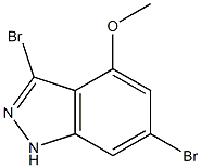 3,6-DIBROMO-4-METHOXYINDAZOLE Struktur