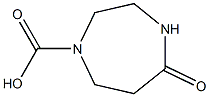 5-Oxo-[1,4]diazepane-1-carboxylic acid,,结构式